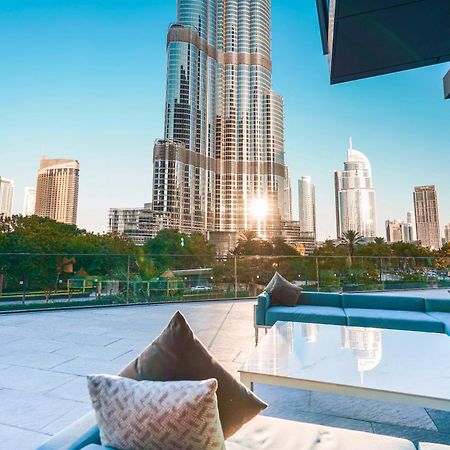 The Closest Building To Burj Khalifa With Fountain View In Address Opera Residence Дубай Екстер'єр фото