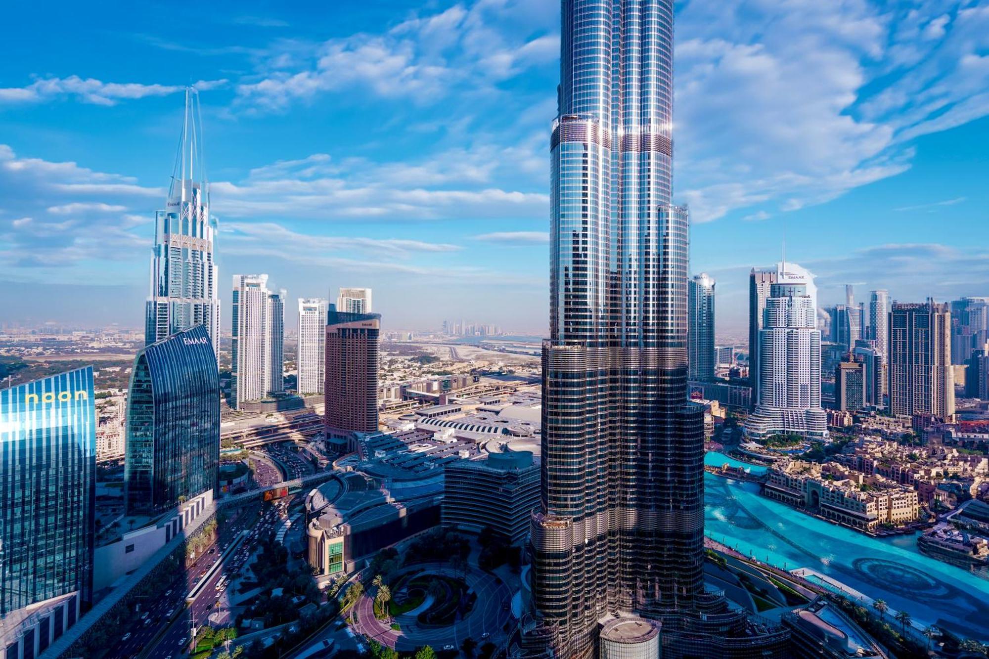 The Closest Building To Burj Khalifa With Fountain View In Address Opera Residence Дубай Екстер'єр фото