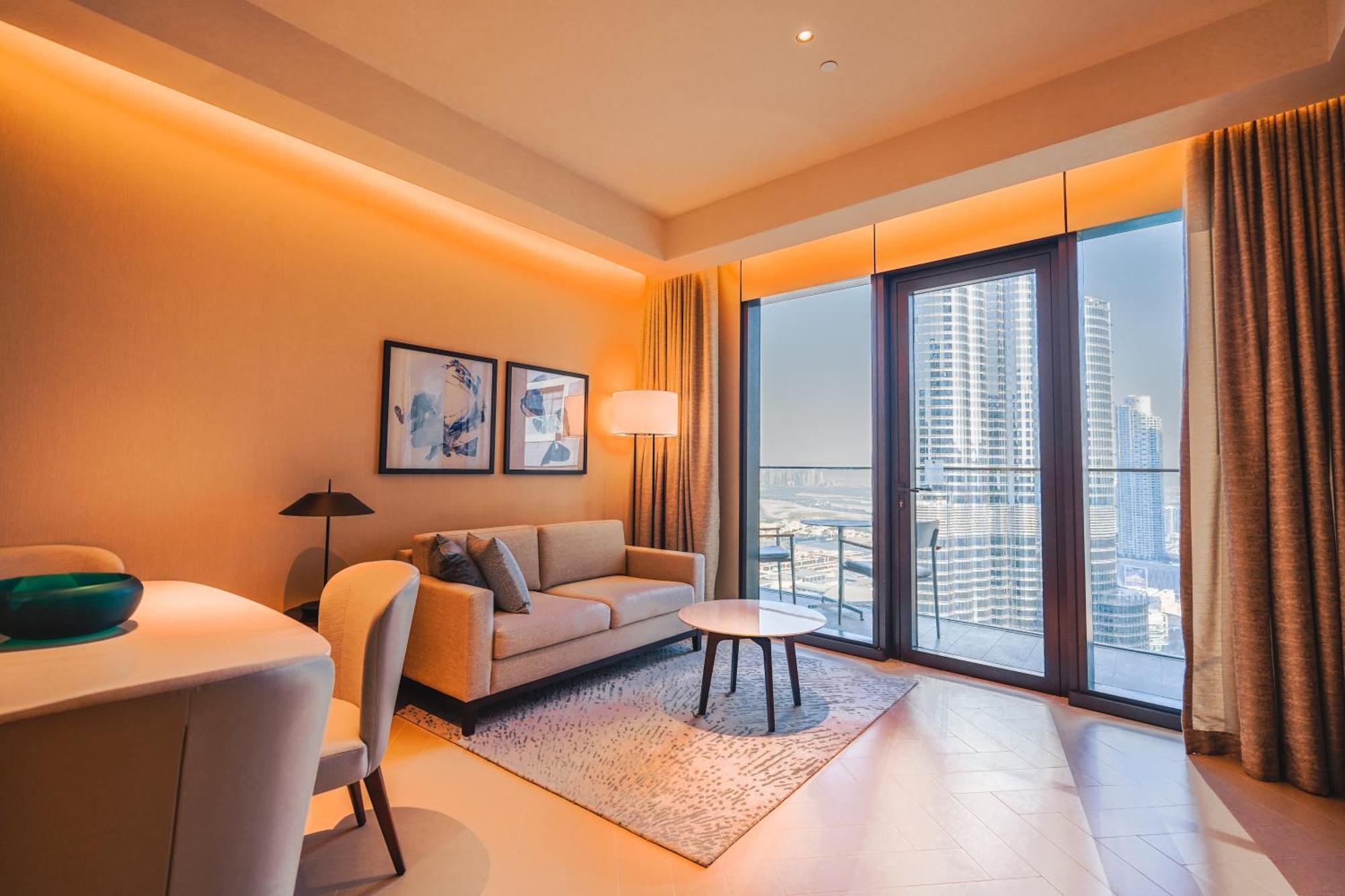 The Closest Building To Burj Khalifa With Fountain View In Address Opera Residence Дубай Екстер'єр фото