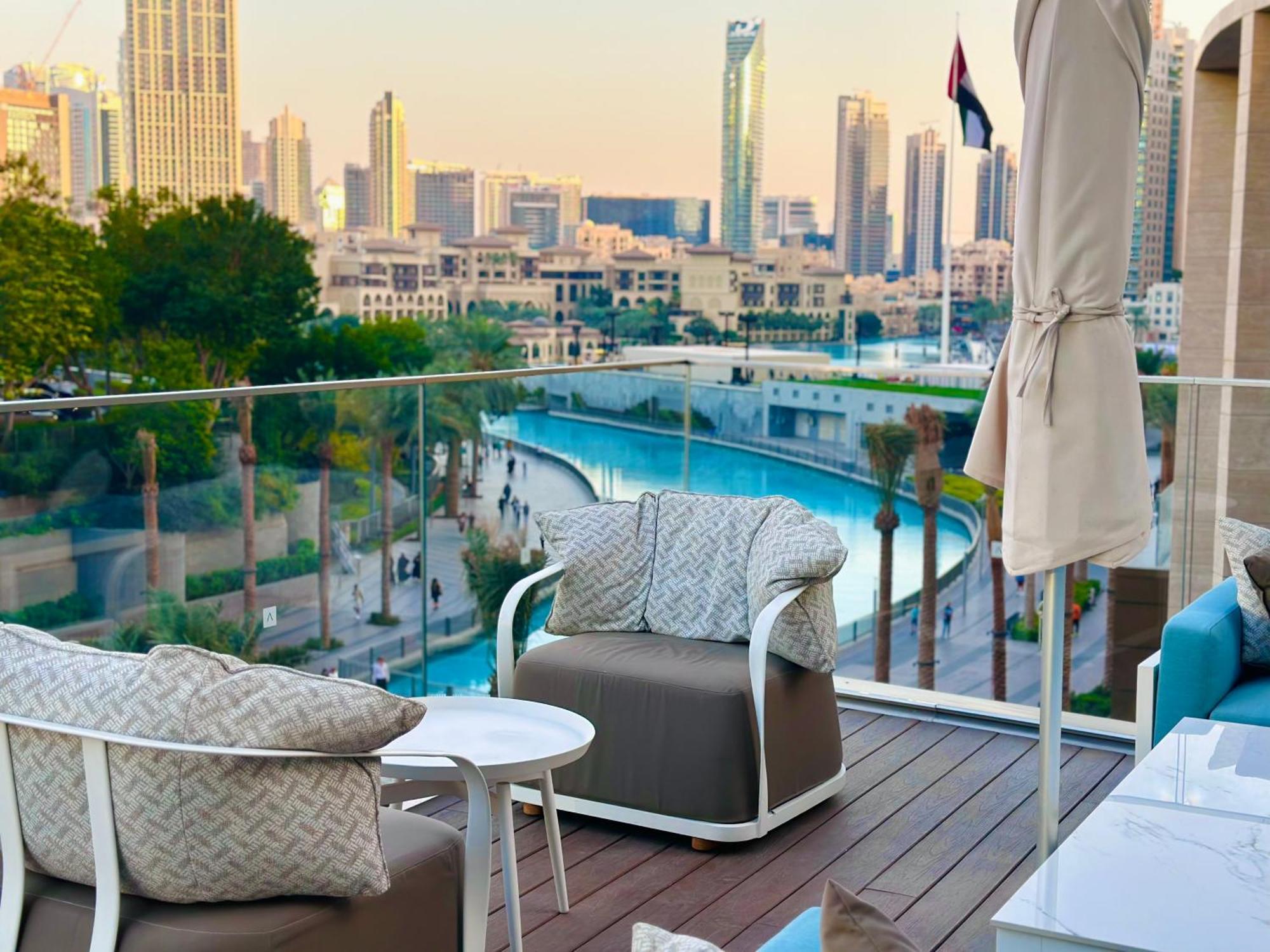The Closest Building To Burj Khalifa With Fountain View In Address Opera Residence Дубай Екстер'єр фото