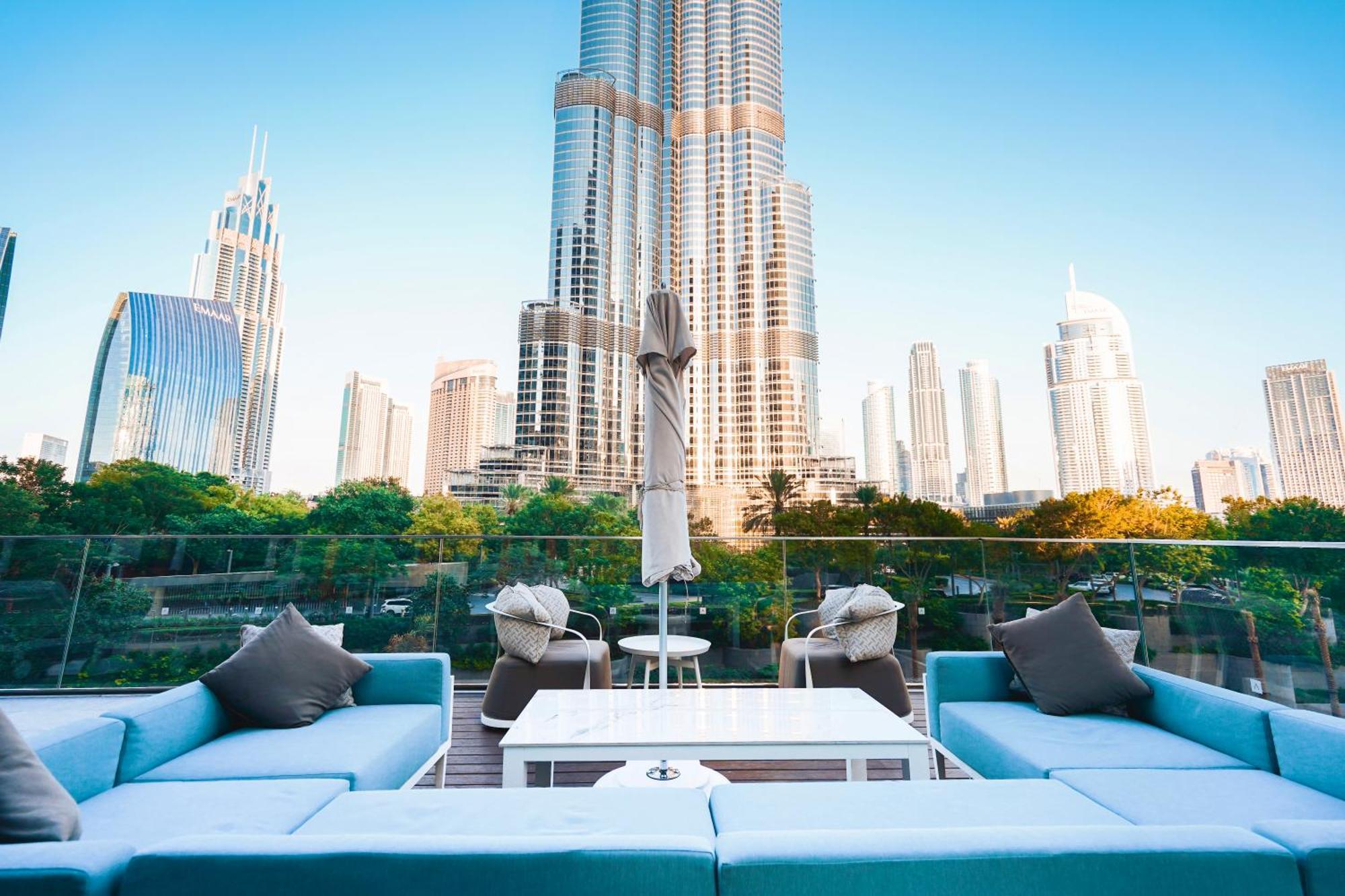 The Closest Building To Burj Khalifa With Fountain View In Address Opera Residence Дубай Екстер'єр фото