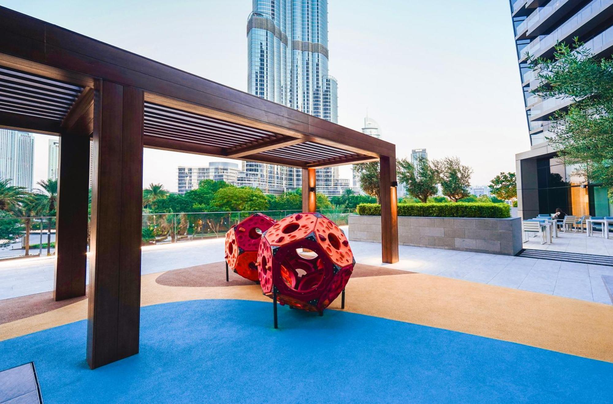 The Closest Building To Burj Khalifa With Fountain View In Address Opera Residence Дубай Екстер'єр фото